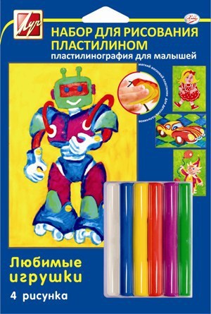 Набор для творчества Луч 21С1363-08 рисование пластилином Любимые игрушки