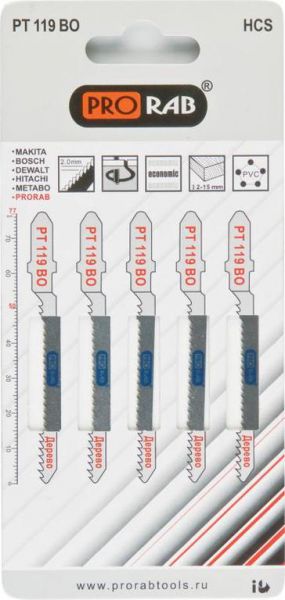 Пилка для электролобзика Prorab PT 119 BO 50x2