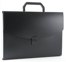 Портфель Бюрократ BPP6 6 отделений А4 пластик 0.7мм ассорти