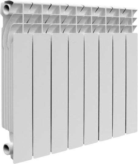 Биметаллический радиатор Royal Thermo Optimal 500 8 секций с дефектом