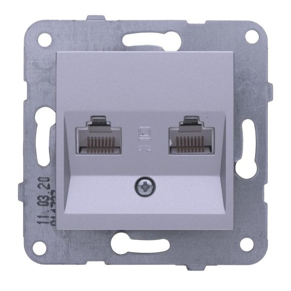 Розетка Panasonic WKTT04072SL-RU серебро