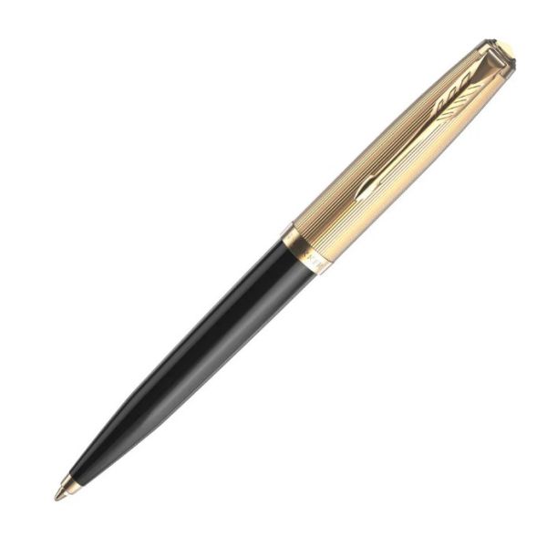 Шариковая ручка PARKER 51 Deluxe (CW2123513) черный,Black GT