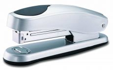 Степлер KW-trio 5558SC 24/6 до 20 листов 105 скоб корпус металл с резиновой вставкой серебристый